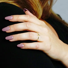 Load image into Gallery viewer, Stackable Sideways Cross Ring in Sterling Silver
