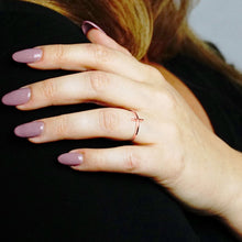 Load image into Gallery viewer, Stackable Sideways Cross Ring in Sterling Silver
