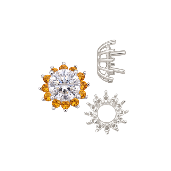 ITI NYC Round Cluster Tops (8-12 Side Stones | 4.00 mm - 7.00 mm)