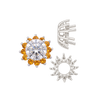 ITI NYC Round Cluster Tops (8-12 Side Stones | 4.00 mm - 7.00 mm)