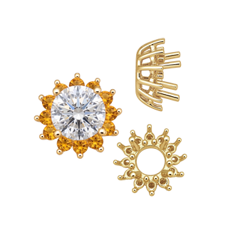 ITI NYC Round Cluster Tops (8-12 Side Stones | 4.00 mm - 7.00 mm)