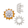 ITI NYC Round Cluster Tops (8-12 Side Stones | 4.00 mm - 7.00 mm)
