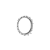 ITI NYC Oval Gallery Wire Bezel in Sterling Silver (7.00 x 5.00 mm - 18.00 x 13.00 mm)