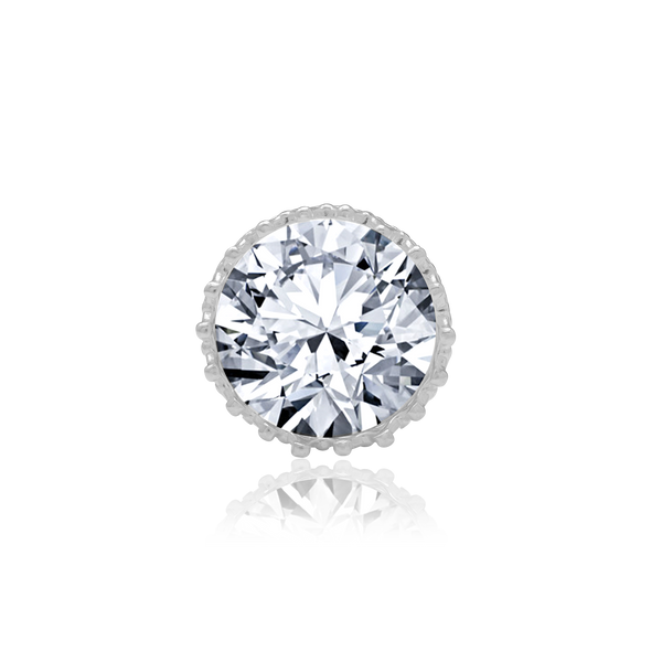 ITI NYC Round Gallery Wire Bezel in Sterling Silver (4.00 mm - 18.00 mm)