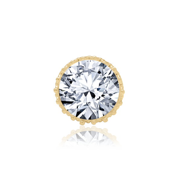 ITI NYC Round Gallery Wire Bezel in 14K Gold (4.00 mm - 12.00 mm)