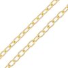 Bulk / Spooled Textured Cable Chain in 14K Yellow Gold (1.90 mm - 2.30 mm)