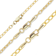 Load image into Gallery viewer, Trinity Pl. Textured Cable Anklet in 14K Yellow Gold
