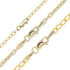 Trinity Pl. Textured Cable Necklace in 14K Yellow Gold