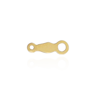 ITI NYC Chain Tag With One Open Ring (3 x 9.5 mm)