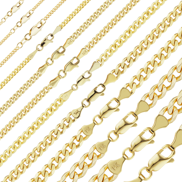 Bowery Curb Necklace in 14K Yellow Gold