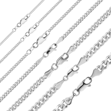 Load image into Gallery viewer, Bowery Curb Necklace in 14K White Gold
