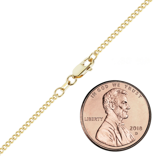 Finished Curb Anklet in 14K Gold-Filled
