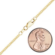 Load image into Gallery viewer, Bowery Curb Anklet in 18K Yellow Gold
