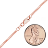 Bowery Curb Necklace in 14K Rose Gold