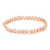 Bowery Curb Chain Ring in 14K Rose Gold