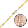 Bowery Curb Necklace in 18K Yellow Gold