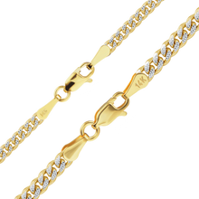Load image into Gallery viewer, Bowery Curb Anklet in 14K Two Tone Gold

