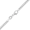Finished Curb Bracelet in Platinum