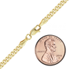 Bowery Curb Anklet in 14K Yellow Gold