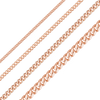 Bulk / Spooled Classic Curb Chain in 14K Rose Gold (1.23 mm - 3.40 mm)