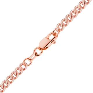 Bowery Curb Necklace in 14K Rose Gold