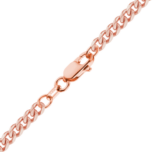 Load image into Gallery viewer, Bowery Curb Anklet in 14K Rose Gold

