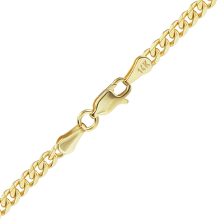 Bowery Curb Anklet in 14K Yellow Gold