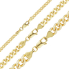 Bowery Curb Chain Anklet in 10K Yellow Gold