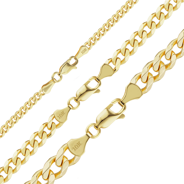 Bowery Curb Chain Anklet in 10K Yellow Gold