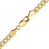 Finished Light Round Curb Anklet in 14K Gold-Filled
