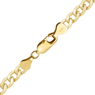 Finished Curb Anklet in 14K Gold-Filled
