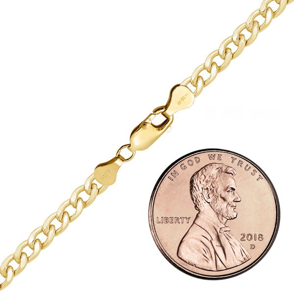 Finished Curb Bracelet in 14K Gold-Filled