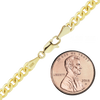 Bowery Curb Anklet in 18K Yellow Gold