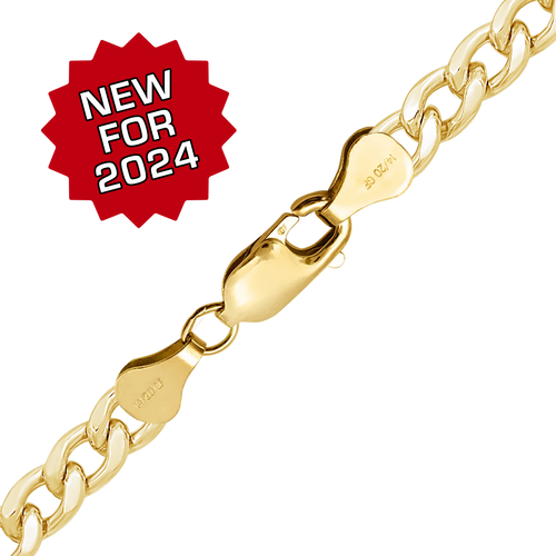 Finished Curb Bracelet in 14K Gold-Filled