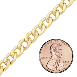 Bulk / Spooled Curb Chain in 14K Gold-Filled (1.60 mm - 5.70 mm)