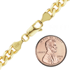 Bowery Curb Necklace in 18K Yellow Gold