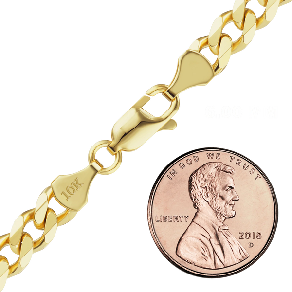 Bowery Curb Chain Necklace in 10K Yellow Gold