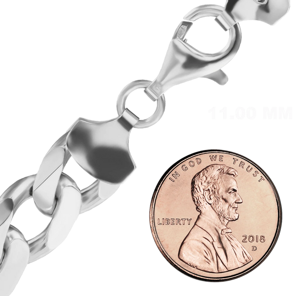 Bowery Curb Chain Necklace in Sterling Silver