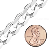 Bulk / Spooled Classic Curb Chain in Sterling Silver (1.00 mm - 11.00 mm)