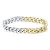 South Bowery Curb Chain Ring in Two Tone