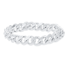 South Bowery Curb Chain Ring in Sterling Silver
