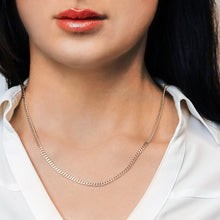 Load image into Gallery viewer, Bowery Curb Chain Necklace in Sterling Silver
