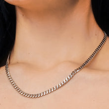 Load image into Gallery viewer, Bowery Curb Chain Necklace in Sterling Silver
