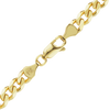 Bowery Semi-Solid Curb Bracelet in 14K Yellow Gold