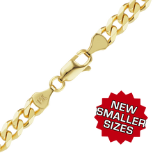 Load image into Gallery viewer, Bowery Semi-Solid Curb Bracelet in 14K Yellow Gold
