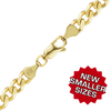 Bowery Semi-Solid Curb Necklace in 14K Yellow Gold