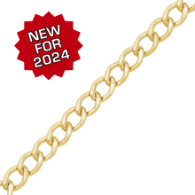 Load image into Gallery viewer, Bulk / Spooled Light Flat Curb Chain in 14K Gold-Filled (4.30 mm - 10.80 mm)
