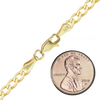 Light Bowery Curb Necklace in 14K Yellow Gold
