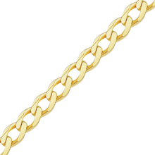 Load image into Gallery viewer, Bulk / Spooled Light Curb Chain in 14K Yellow Gold (Cuban) (2.80 mm - 7.30 mm)
