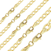 Light Bowery Curb Necklace in 14K Yellow Gold